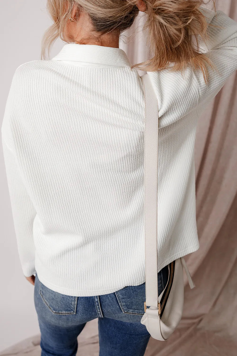 Stella | Chaqueta Botonera Chic - Blanco