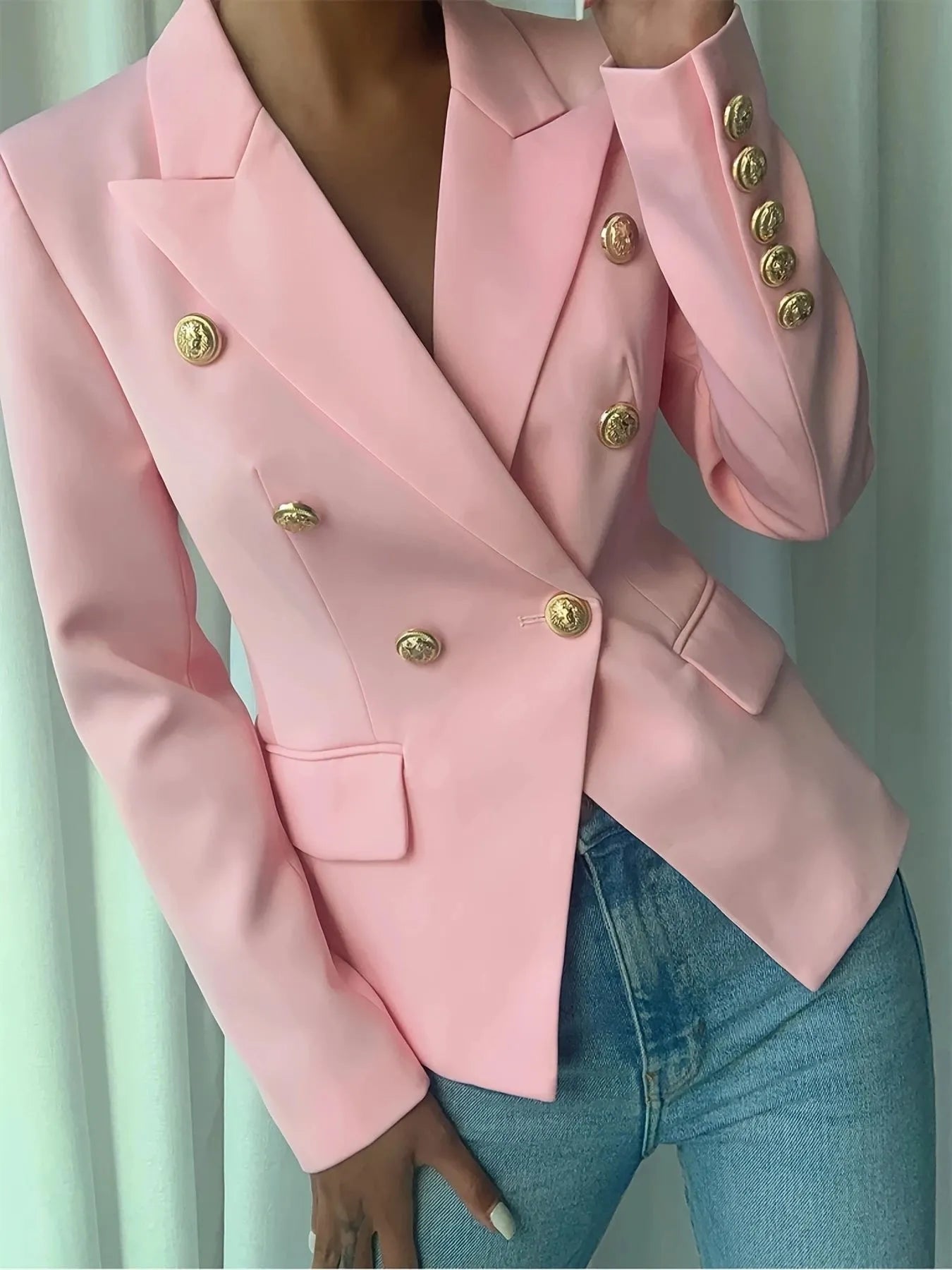 Melissa | Blazer Cuello Solapa con Botones