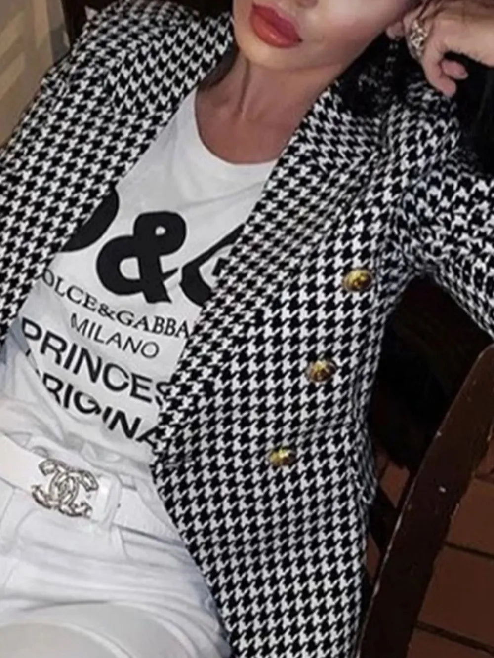 Celia | Blazer Manga Larga Cuello Solapa 2