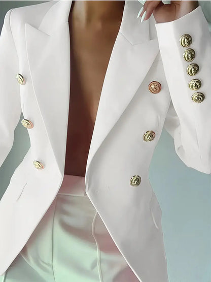 Melissa | Blazer Cuello Solapa con Botones