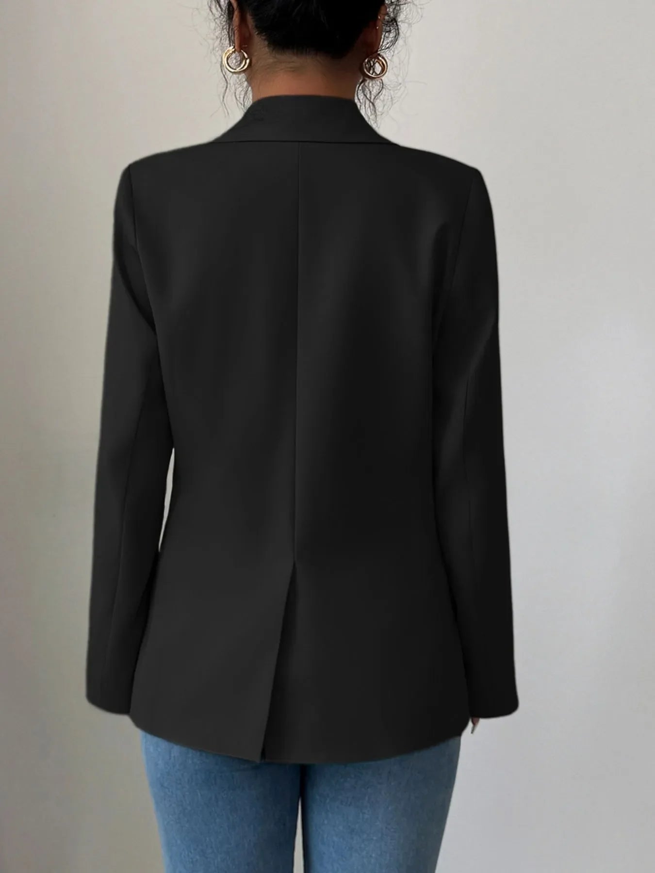 Eliza | Blazer Un Botón Cuello Solapa Premium