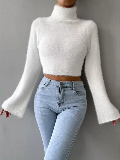 Ernestina | Suéter Cuello Alto Flare