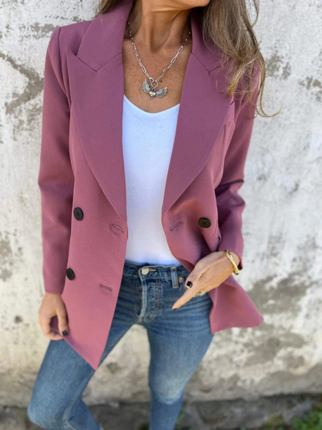 Anabel | Blazer Cuello Estructurado Manga Larga
