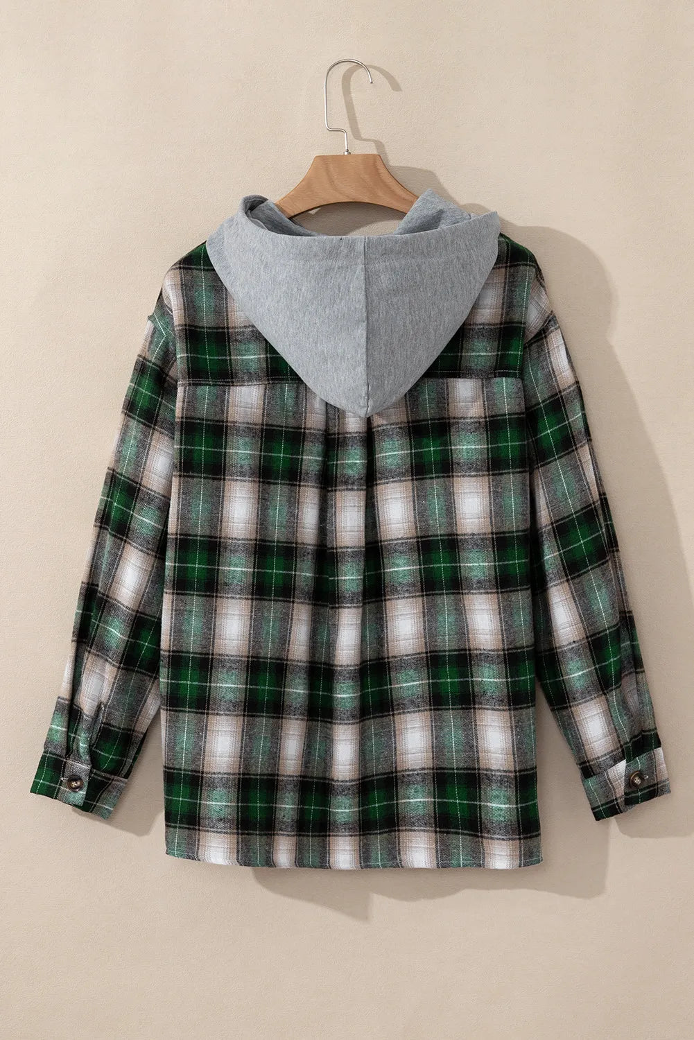 Nadia | Chaqueta con Capucha - Verde Oscuro