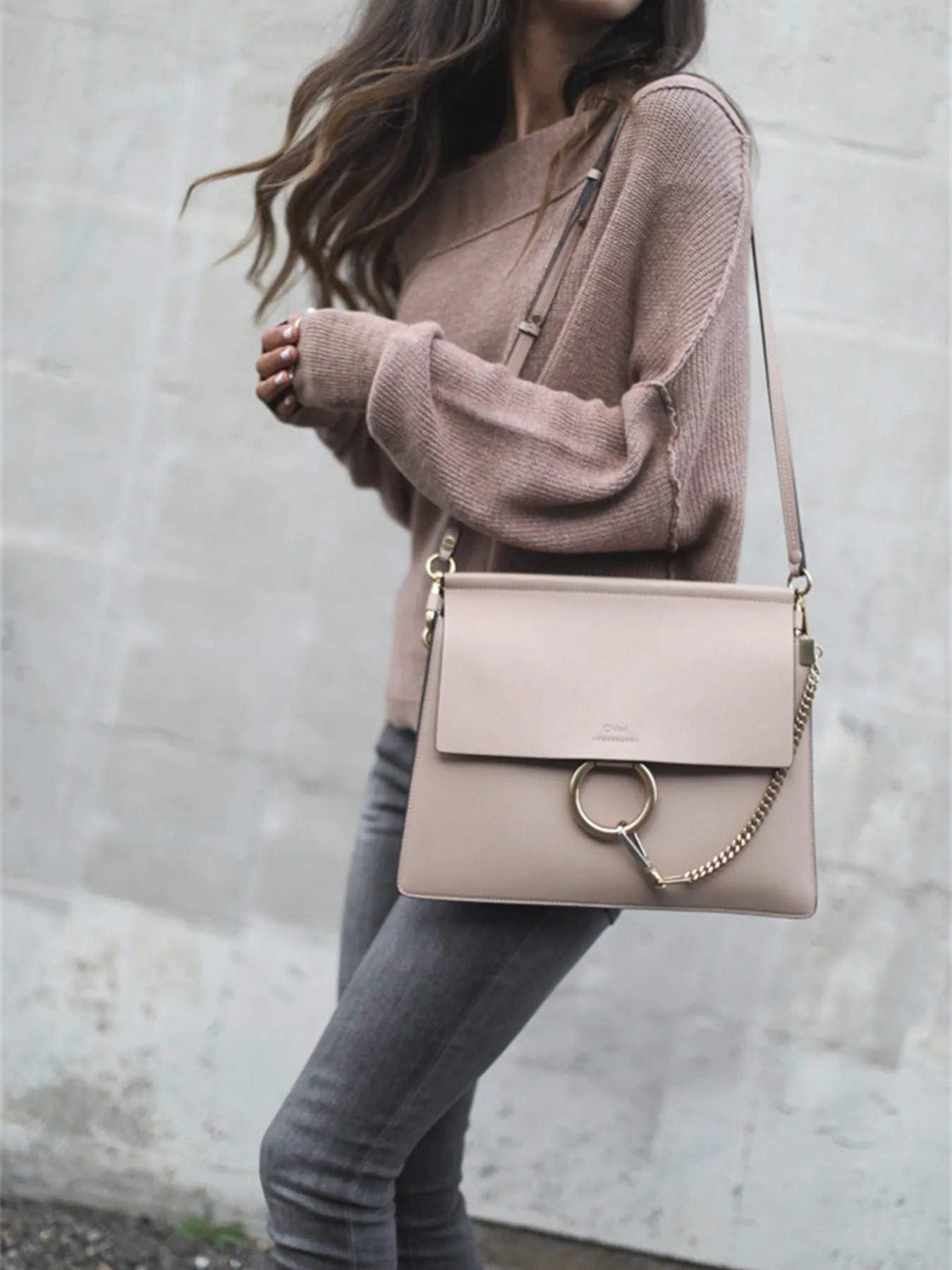 Dariana | Suéter Acanalado Relaxed Fit Manga Larga