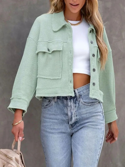 Carmen | Chaqueta Botonera Chic - Moss