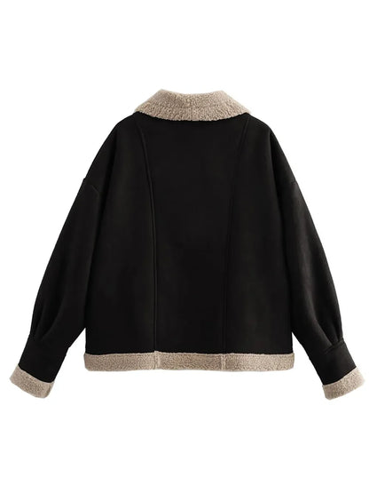 Consuelo | Chaqueta Cuello Estructurado - Ocre