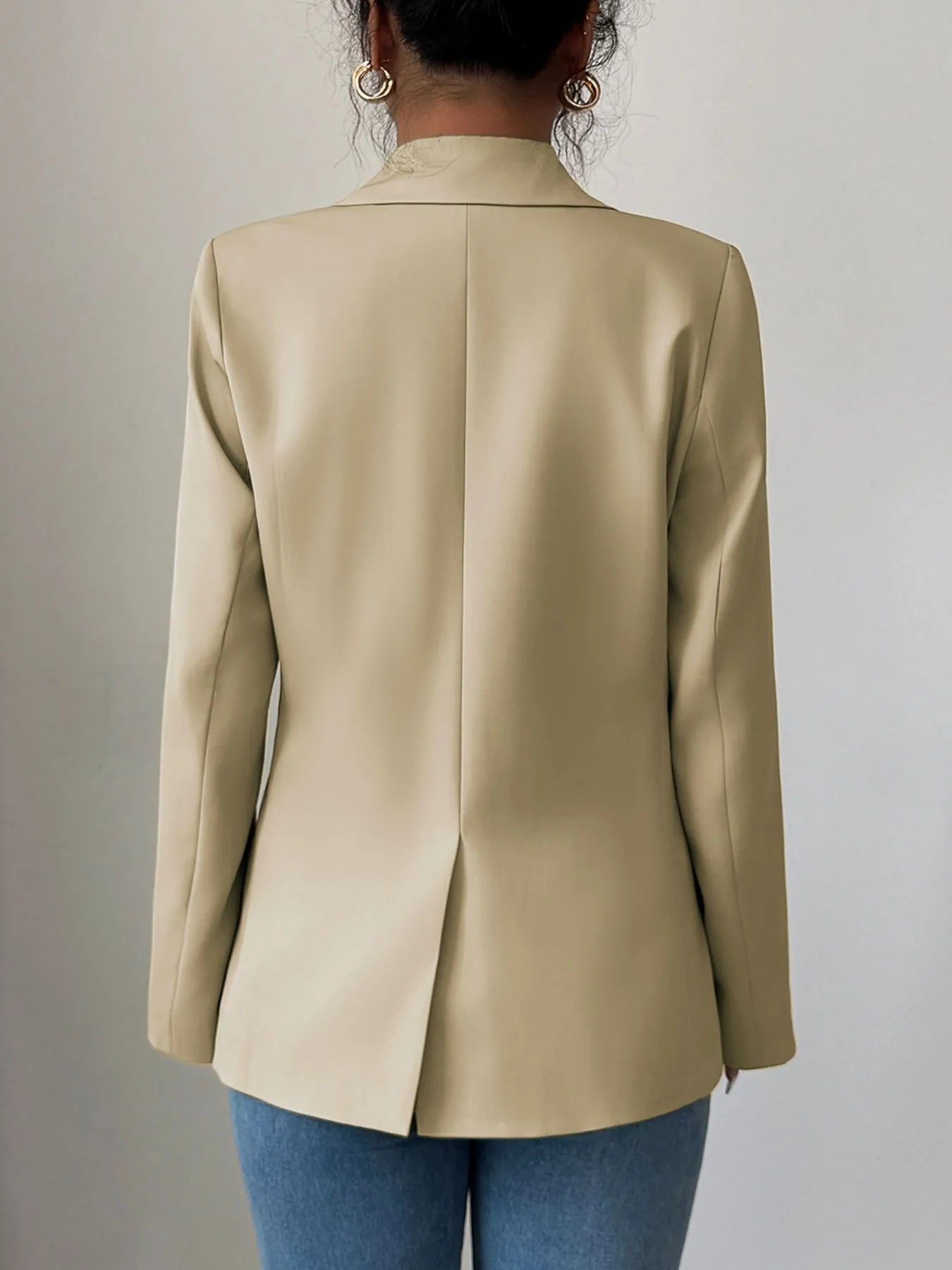 Eliza | Blazer Un Botón Cuello Solapa Premium