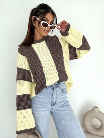 Amora | Suéter Bicolor Manga Larga
