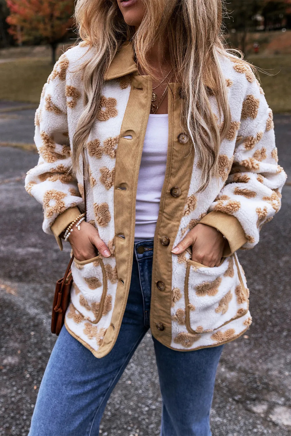 Teresa | Chaqueta Botonera Chic - Blanco