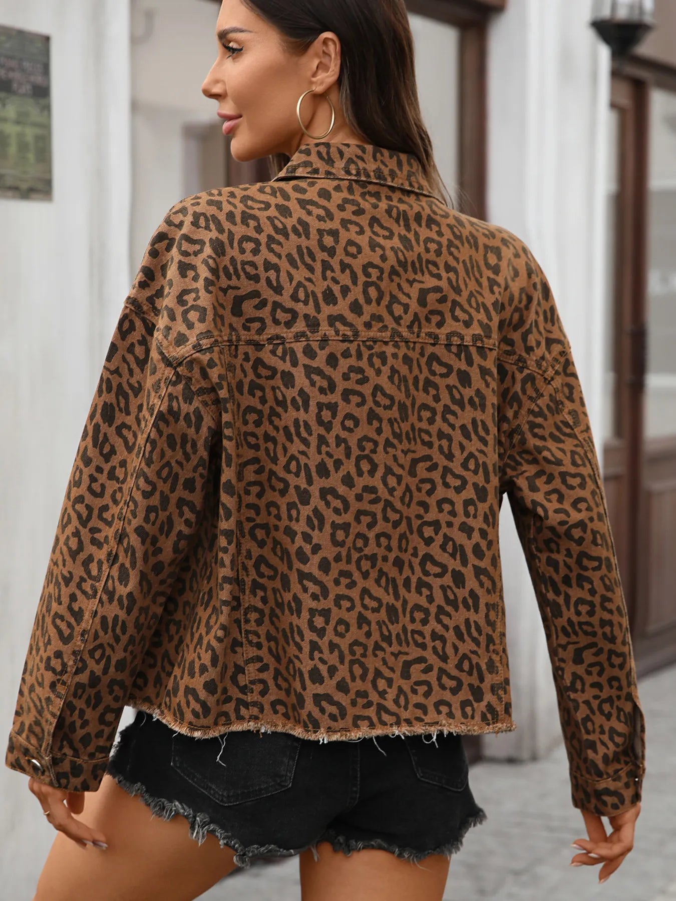 Karla | Chaqueta Print Animal - Leopardo Print