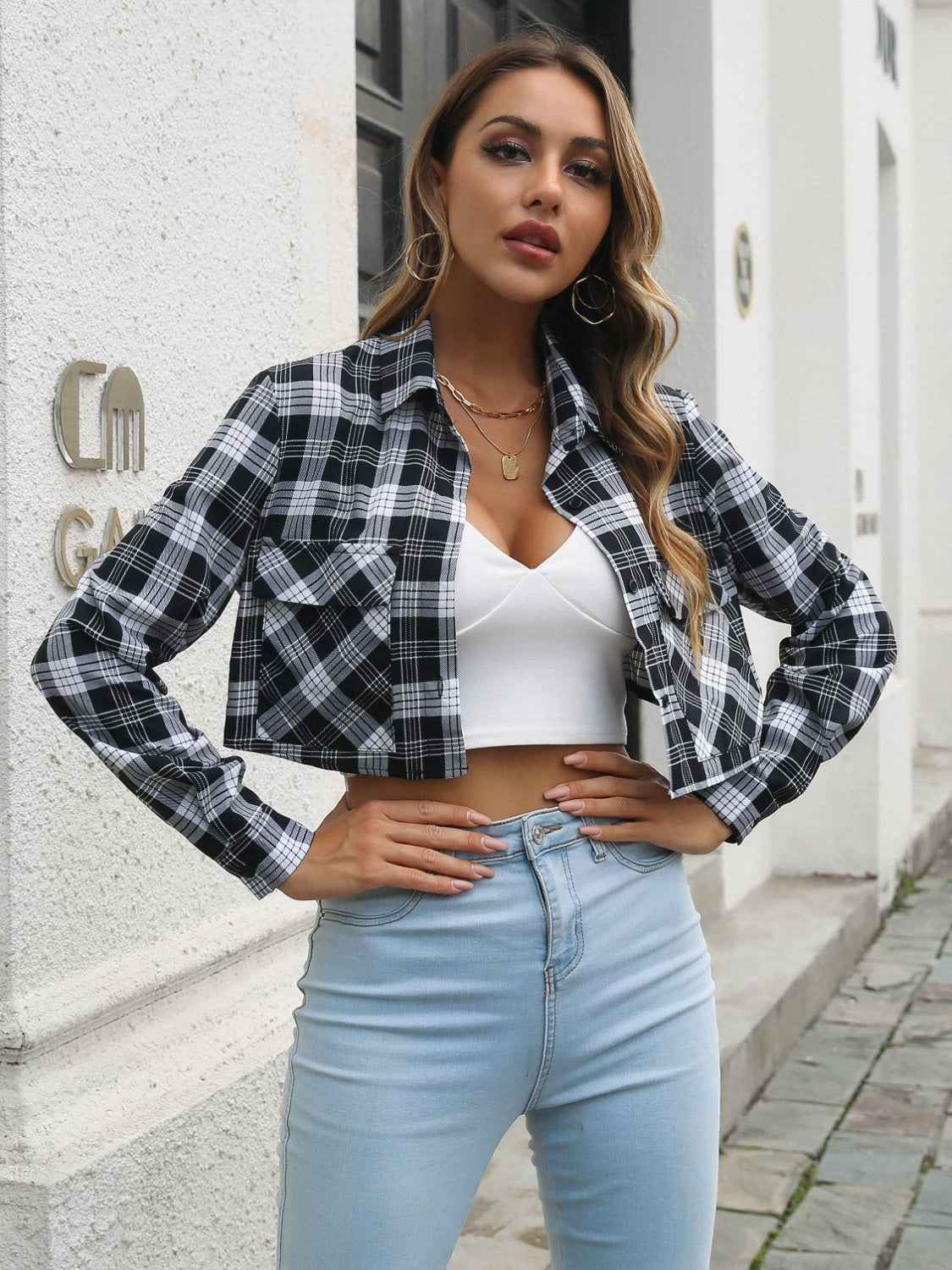Gabriela | Chaqueta con Bolsillos - Negro