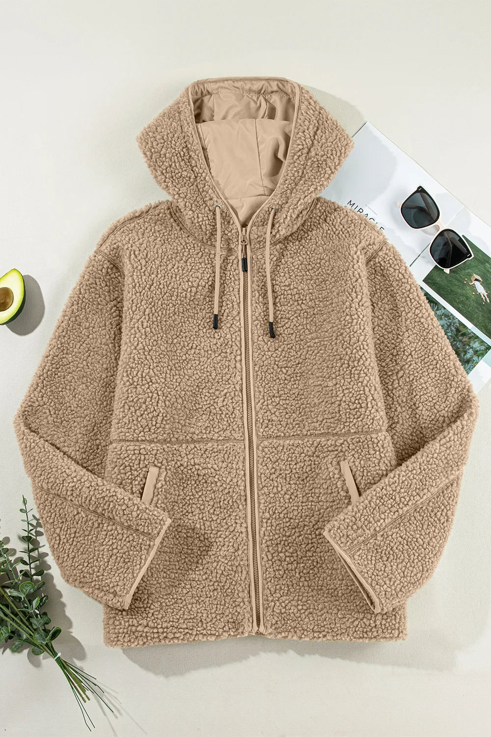 Amparo | Chaqueta con Capucha - Khaki