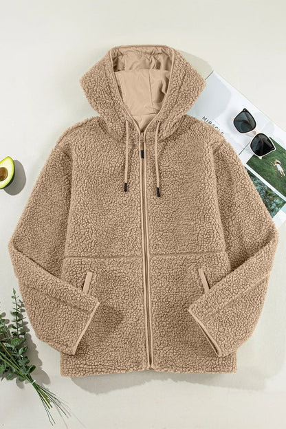 Amparo | Chaqueta con Capucha - Khaki