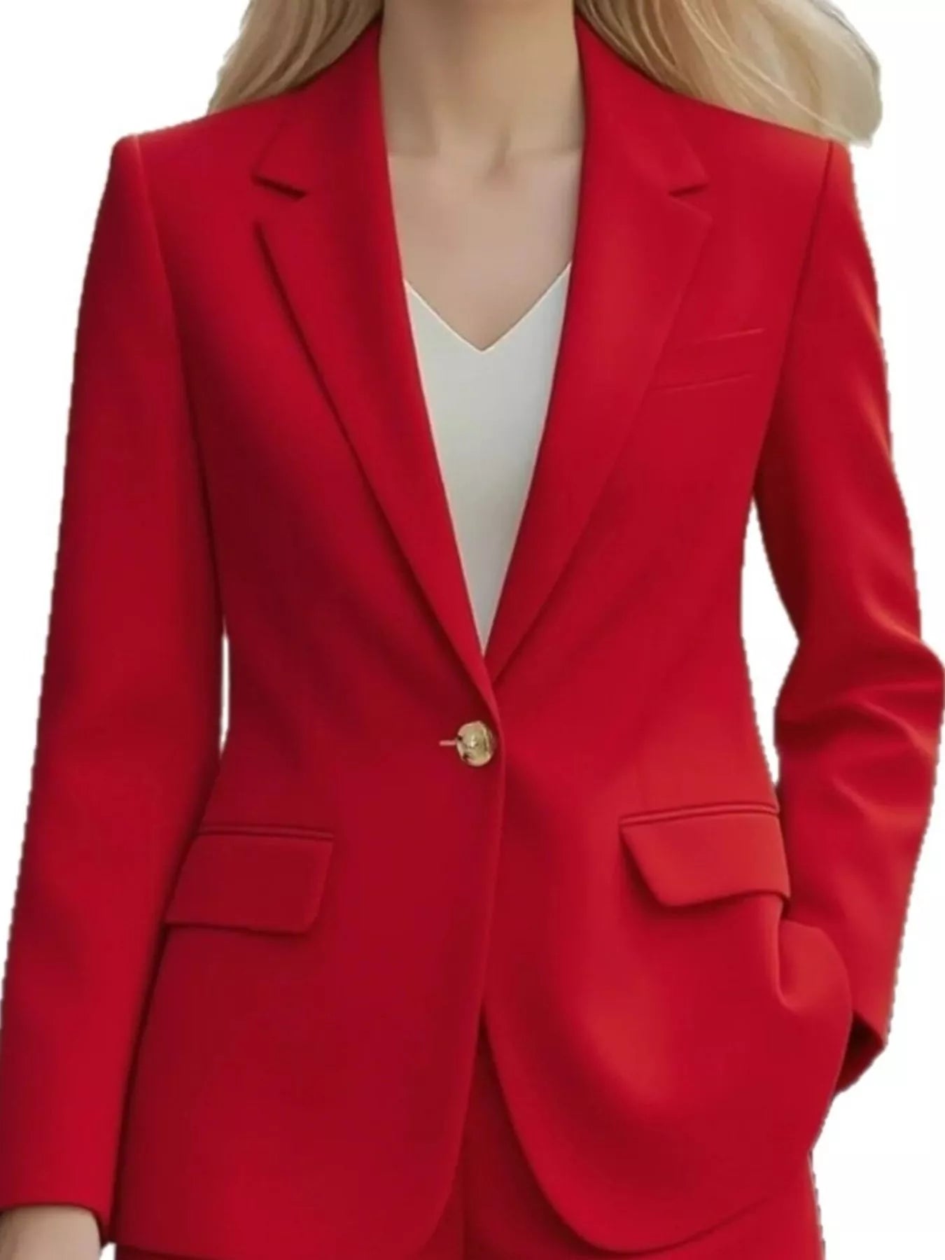 Débora | Blazer Cuello Solapa Un Botón Elegante