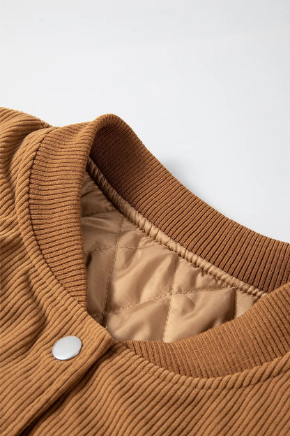 Cristina | Chaqueta Cuello Estructurado - Moss