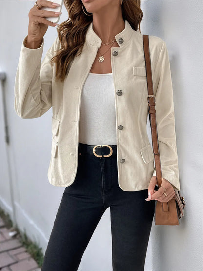 Rocío | Chaqueta Botonera Chic - Beige