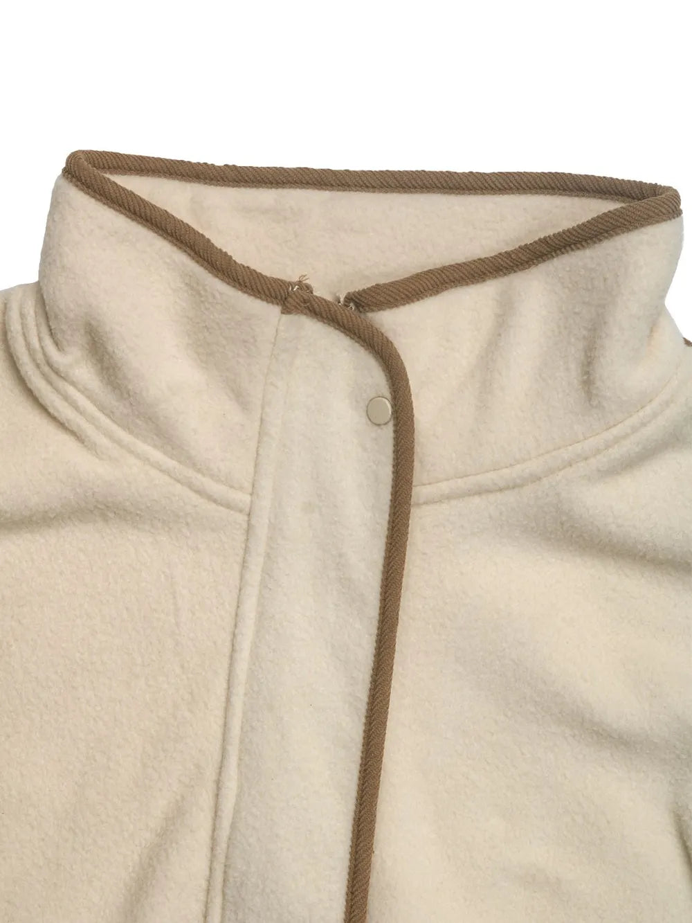 Carla | Chaqueta Polar Zip - Crema