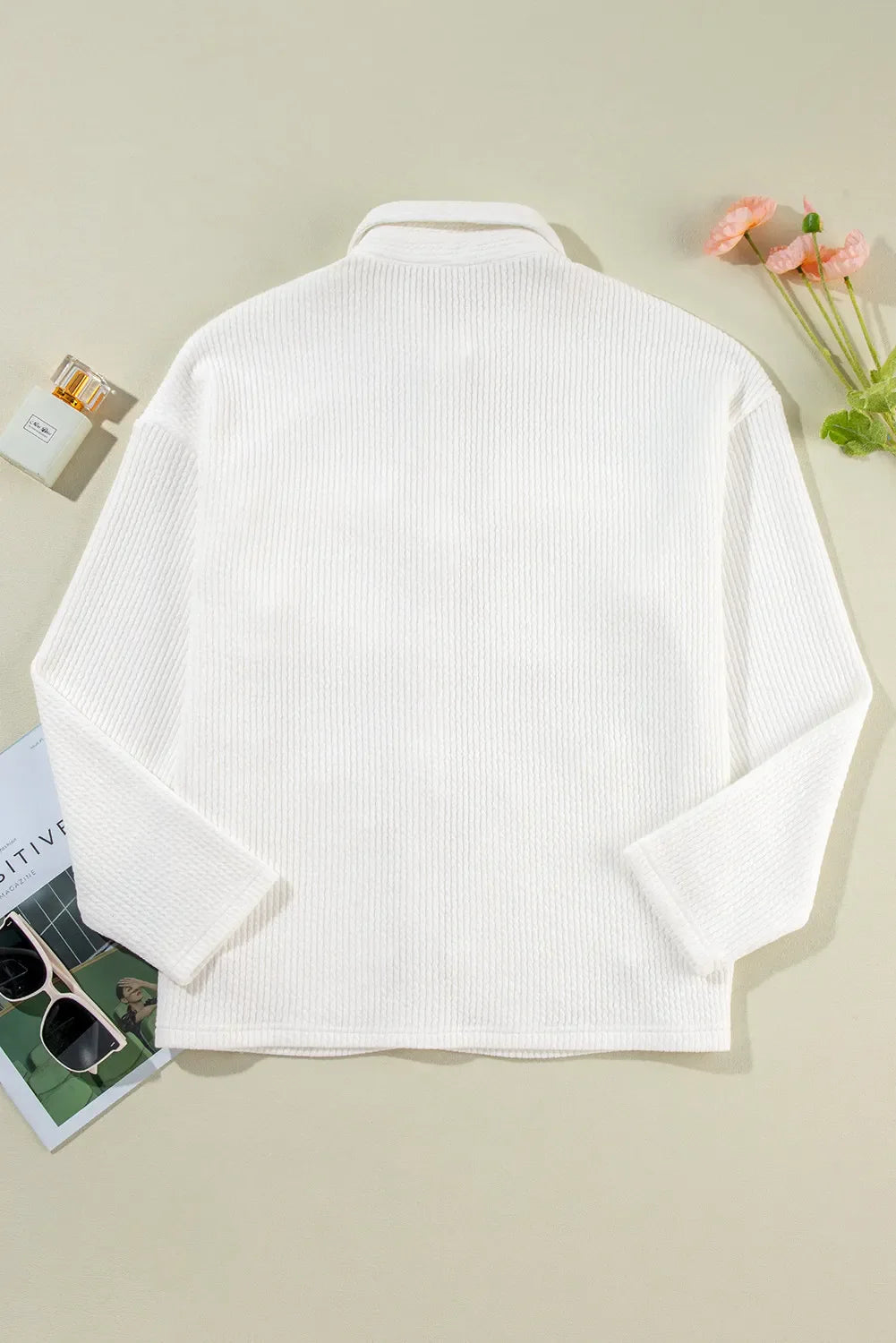 Stella | Chaqueta Botonera Chic - Blanco