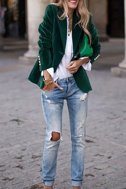 Elsa | Blazer Manga Larga Un Botón