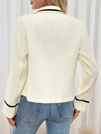 Carolina | Blazer con Ribete de Contraste