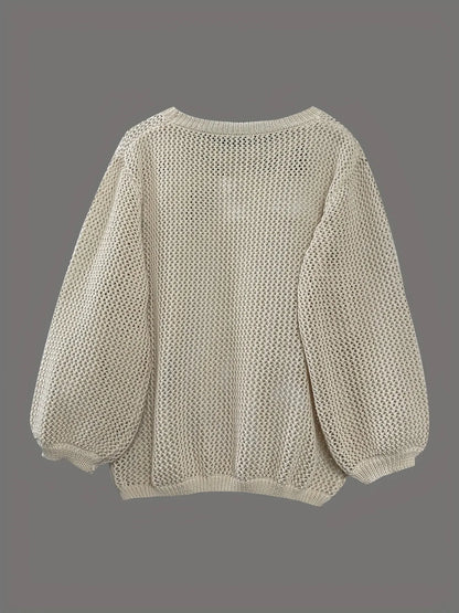 Dafina | Suéter Relaxed Fit Cuello Redondo