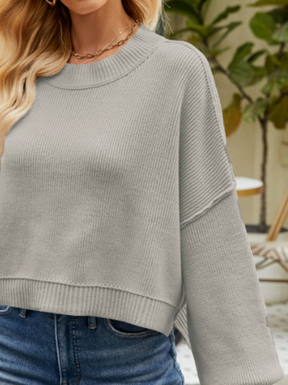 Delilah | Suéter Cuello Redondo Manga Linterna