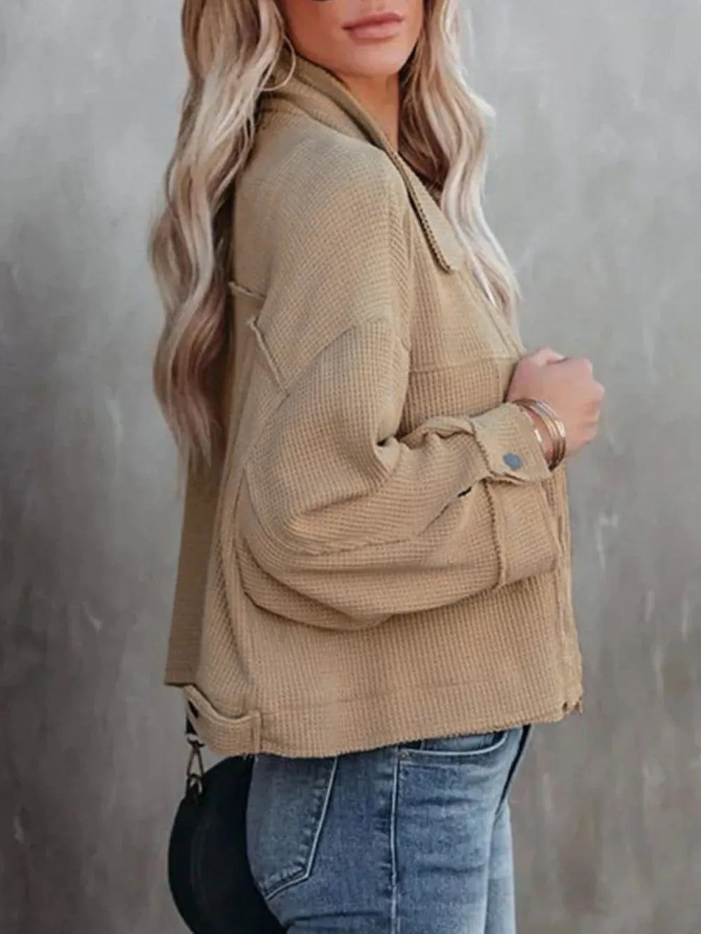 Carmen | Chaqueta Botonera Chic - Moss