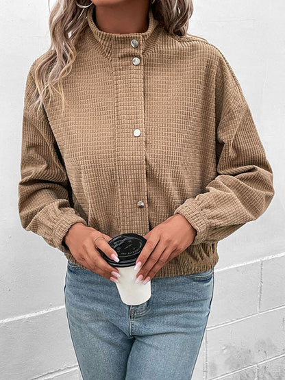 Martha | Chaqueta Hombro Caído - Khaki