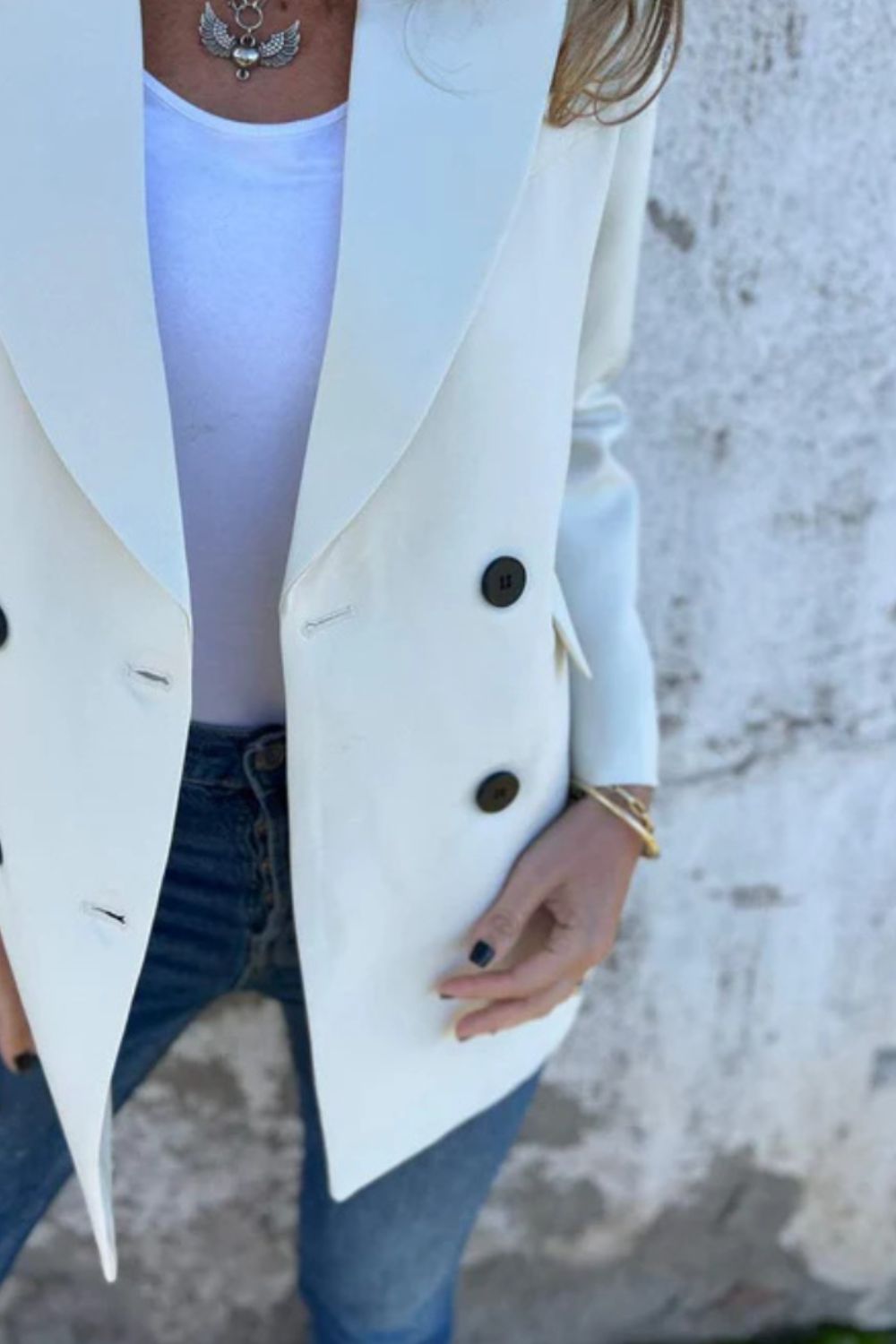 Anabel | Blazer Cuello Estructurado Manga Larga