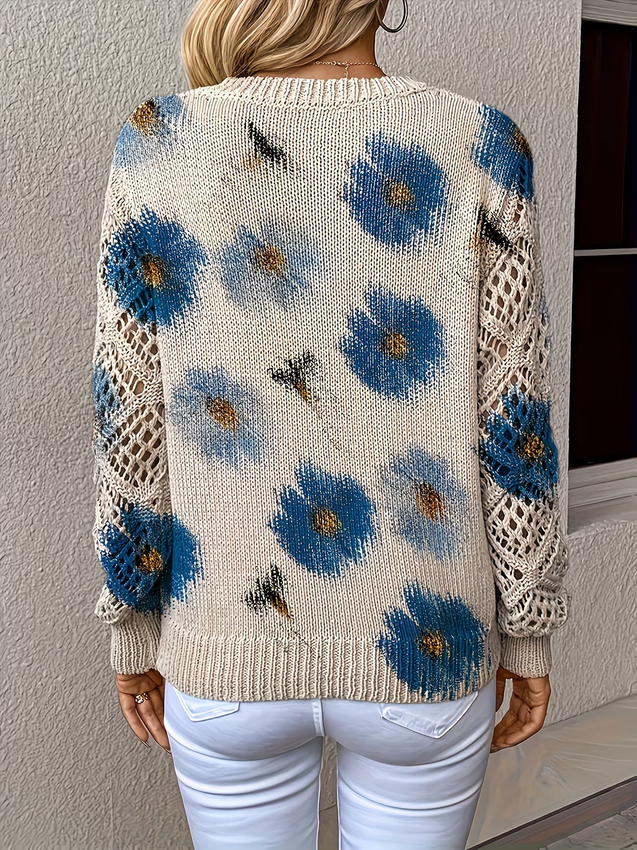 Celeste | Suéter Floral Delicado