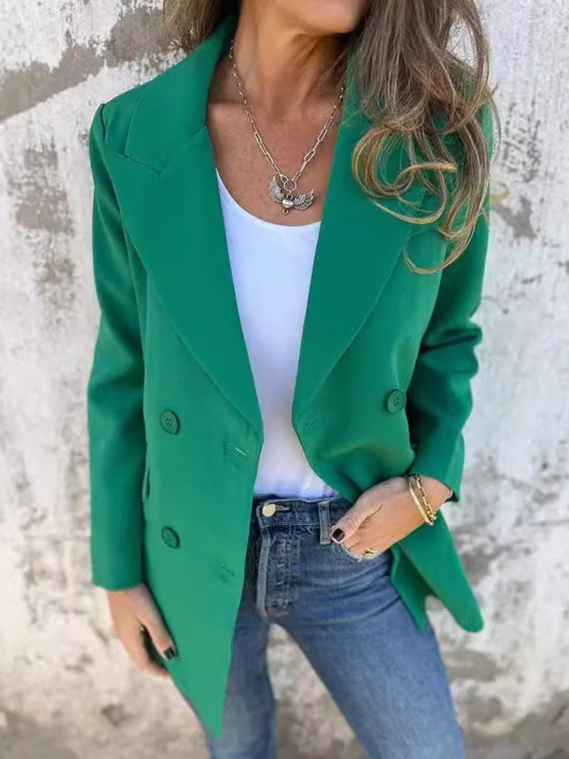 Anabel | Blazer Cuello Estructurado Manga Larga