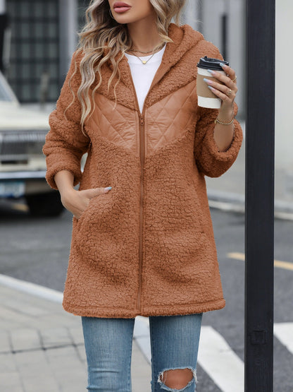 Luna | Chaqueta con Capucha - Caramelo