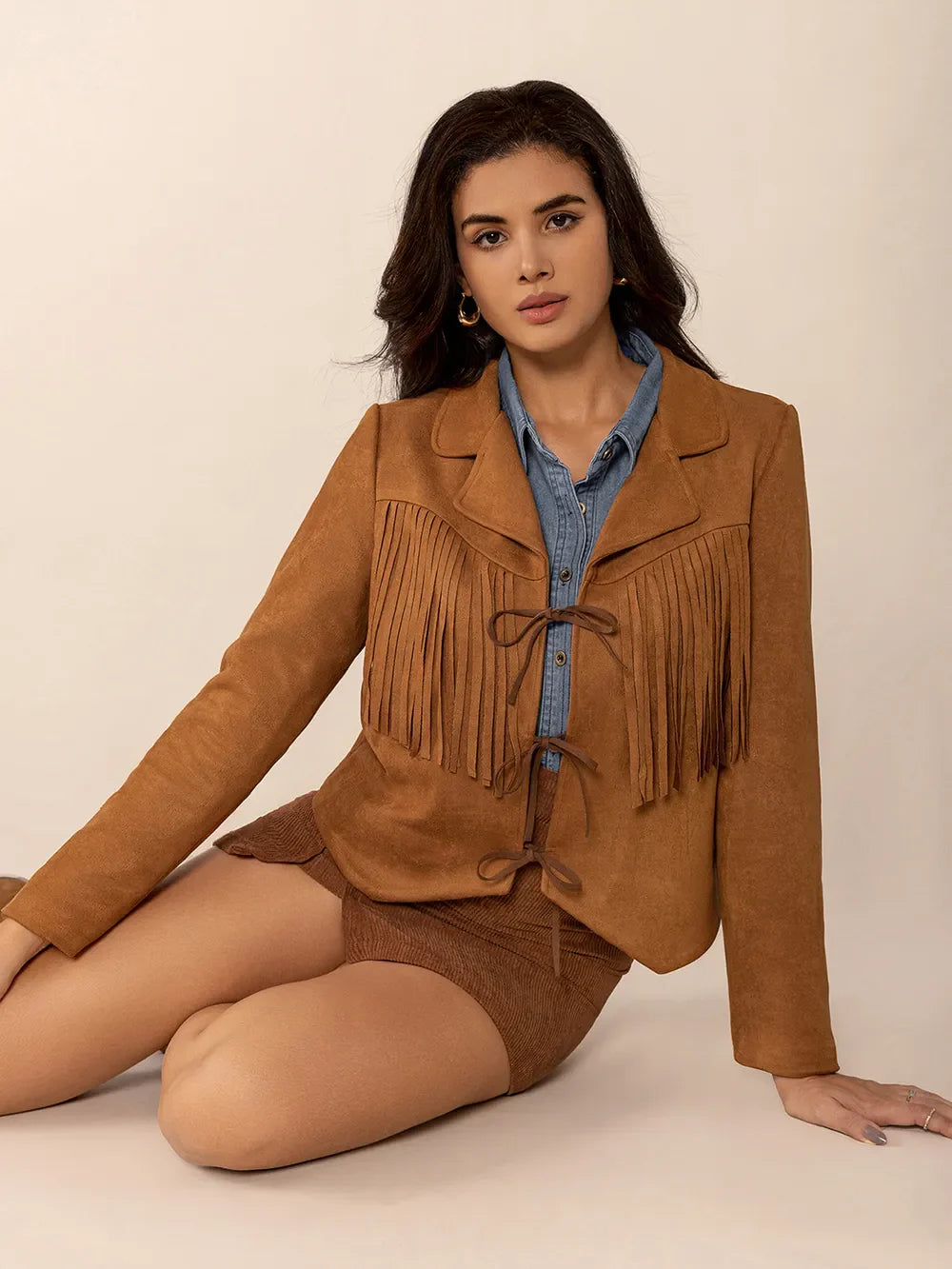 Esperanza | Chaqueta Cuello Estructurado - Caramelo