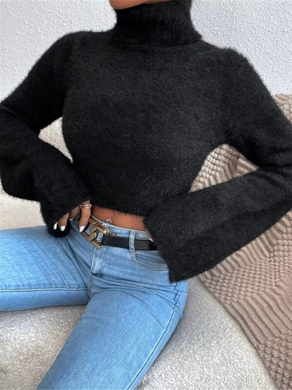 Ernestina | Suéter Cuello Alto Flare