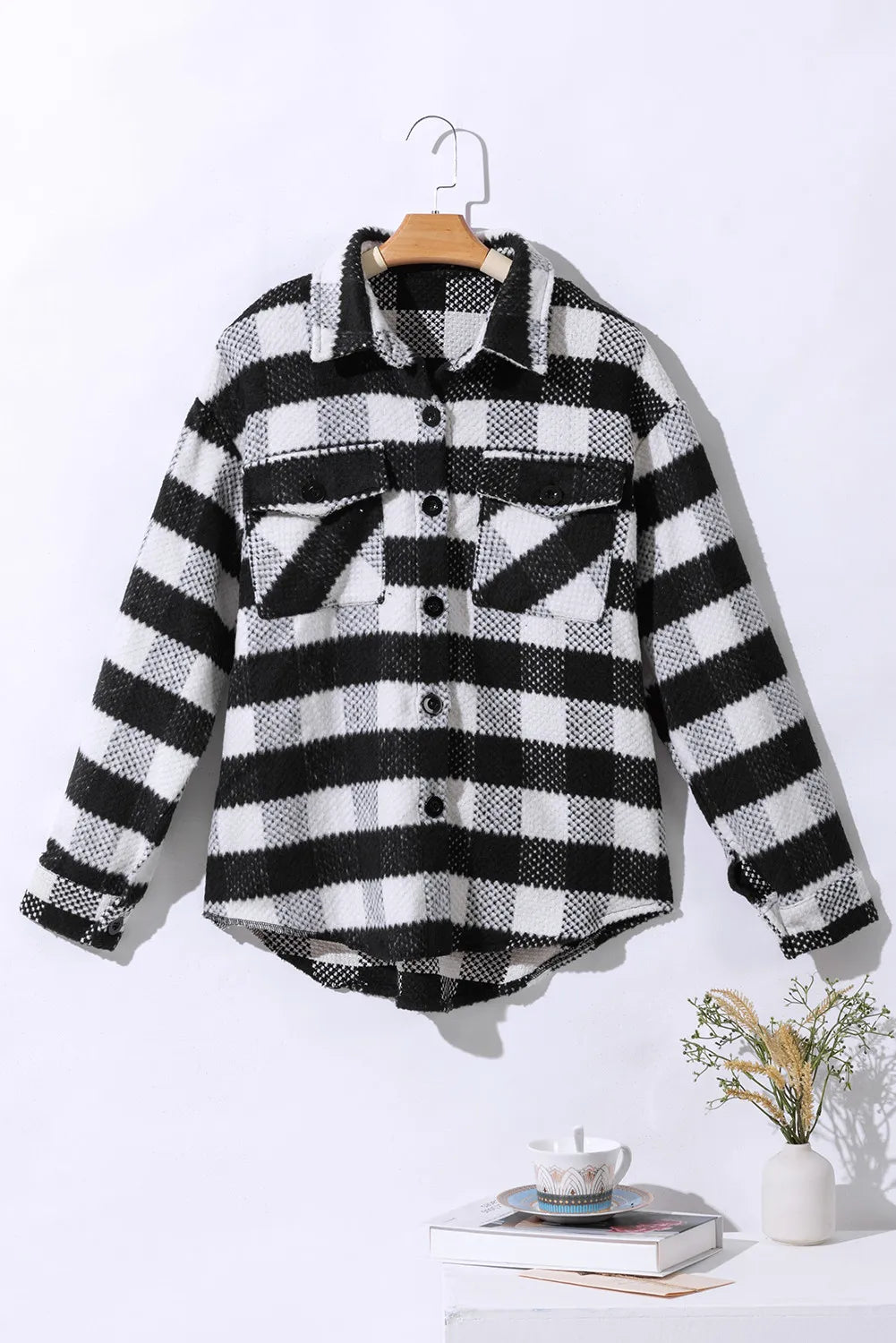 Mónica | Chaqueta Cuadros Clásica - Plaid