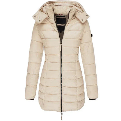 Noir | Parka Larga Negra con Capucha