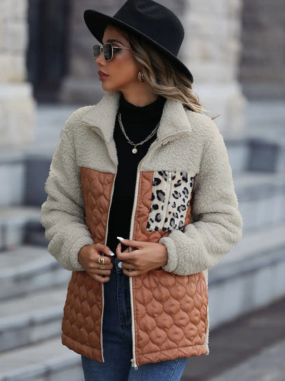 Valentina | Chaqueta Print Animal - Caramelo