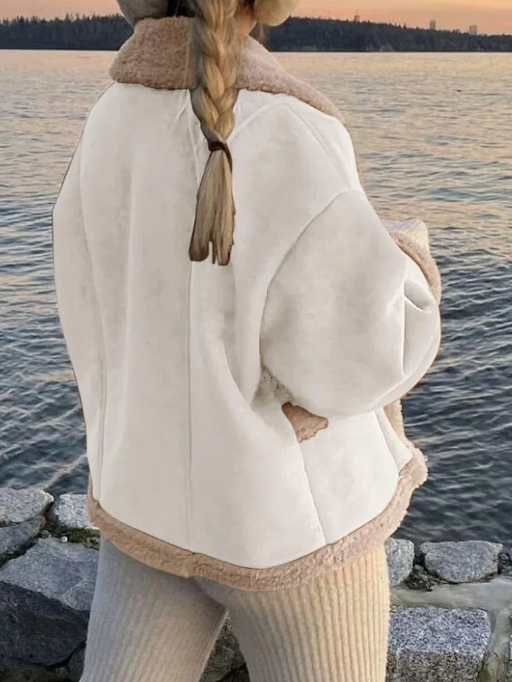 Consuelo | Chaqueta Cuello Estructurado - Ocre