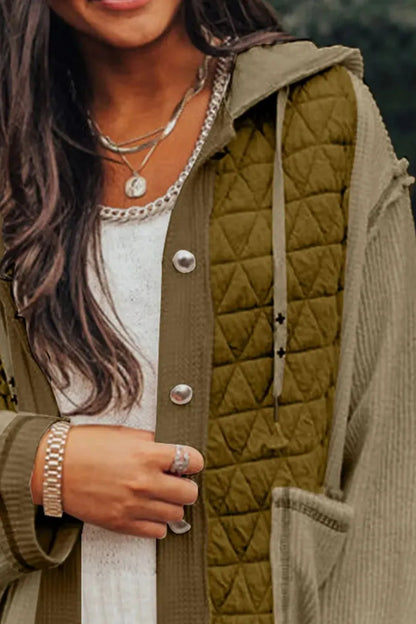 Macarena | Chaqueta Color Block - Blanco