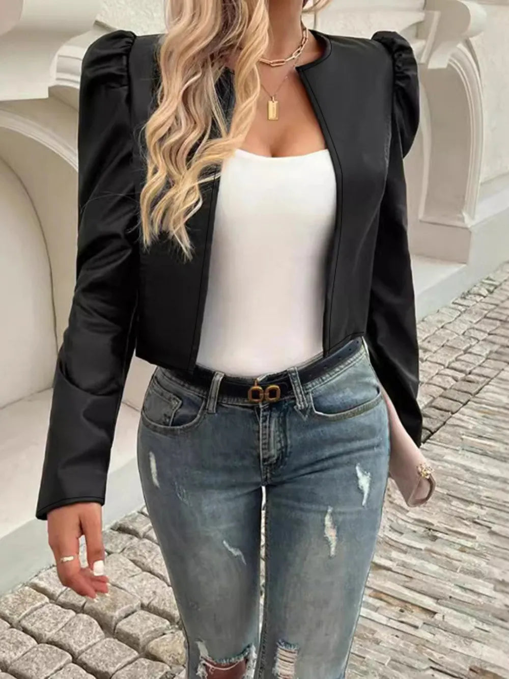 Iris | Chaqueta Estilo Premium - Caramelo