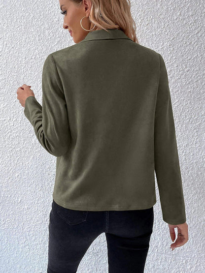 Alejandra | Chaqueta Cuello Estructurado - Caramelo