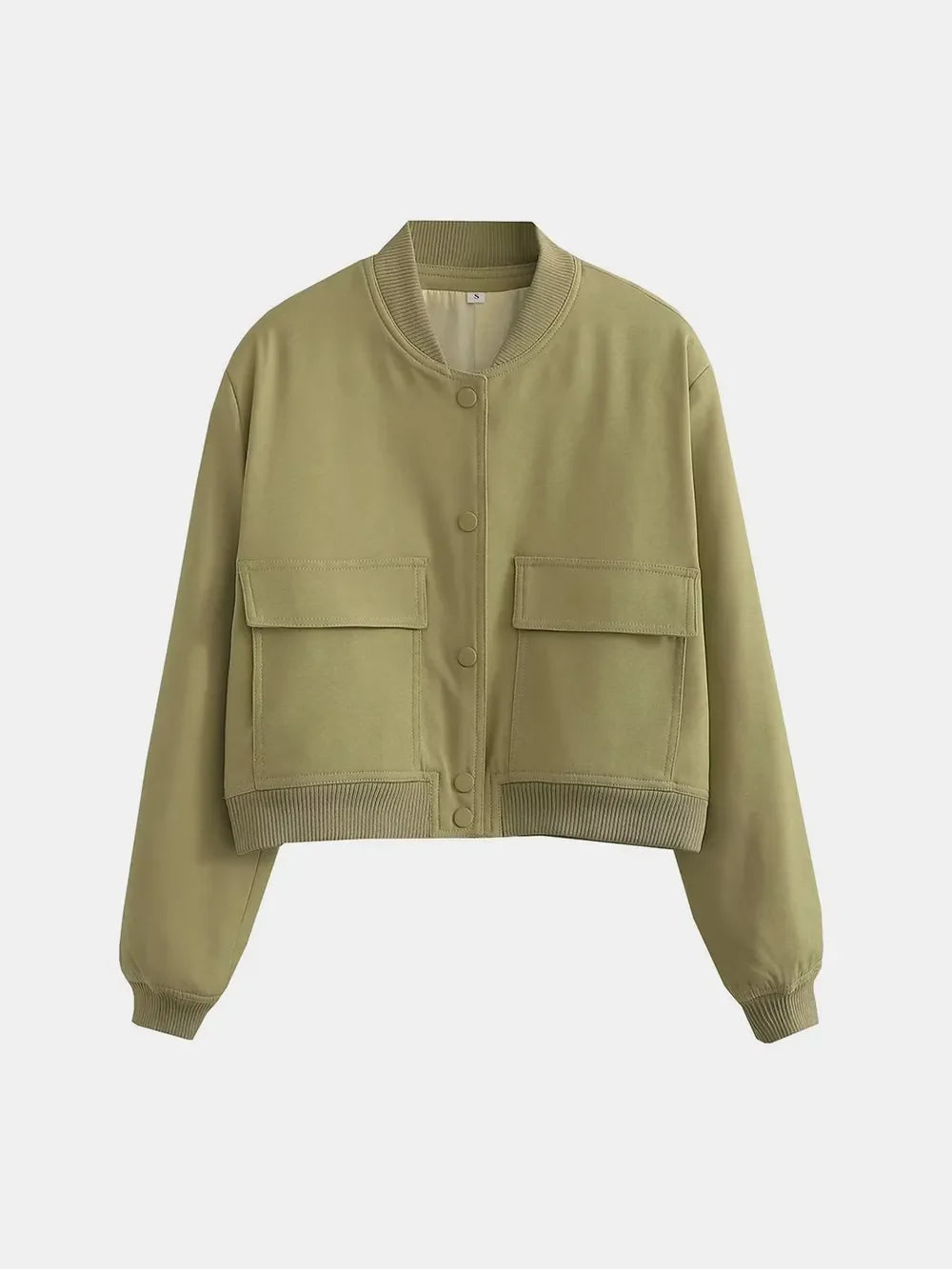 Matilde | Chaqueta con Bolsillos - Amarillo-Verde