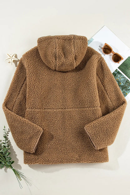 Amparo | Chaqueta con Capucha - Khaki