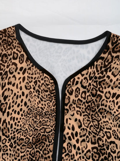 Lila | Chaqueta Print Animal - Leopardo