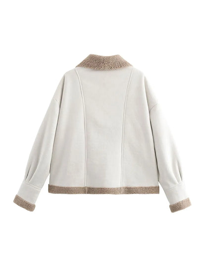Consuelo | Chaqueta Cuello Estructurado - Ocre