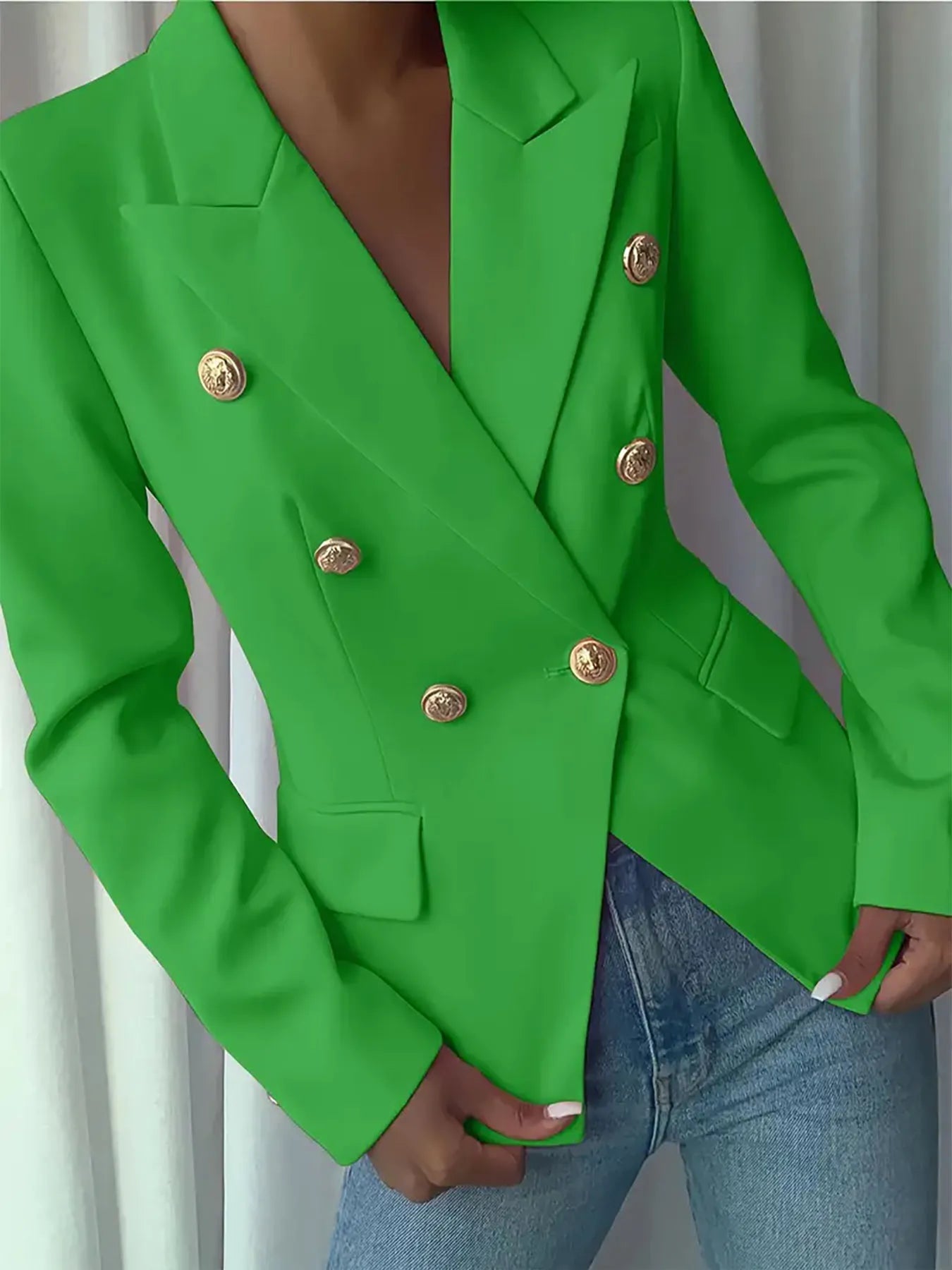 Melissa | Blazer Cuello Solapa con Botones