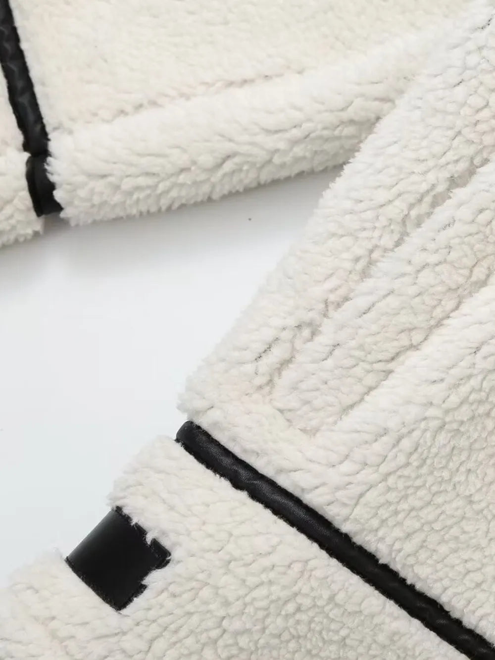 Belén | Chaqueta Polar Zip - Blanco