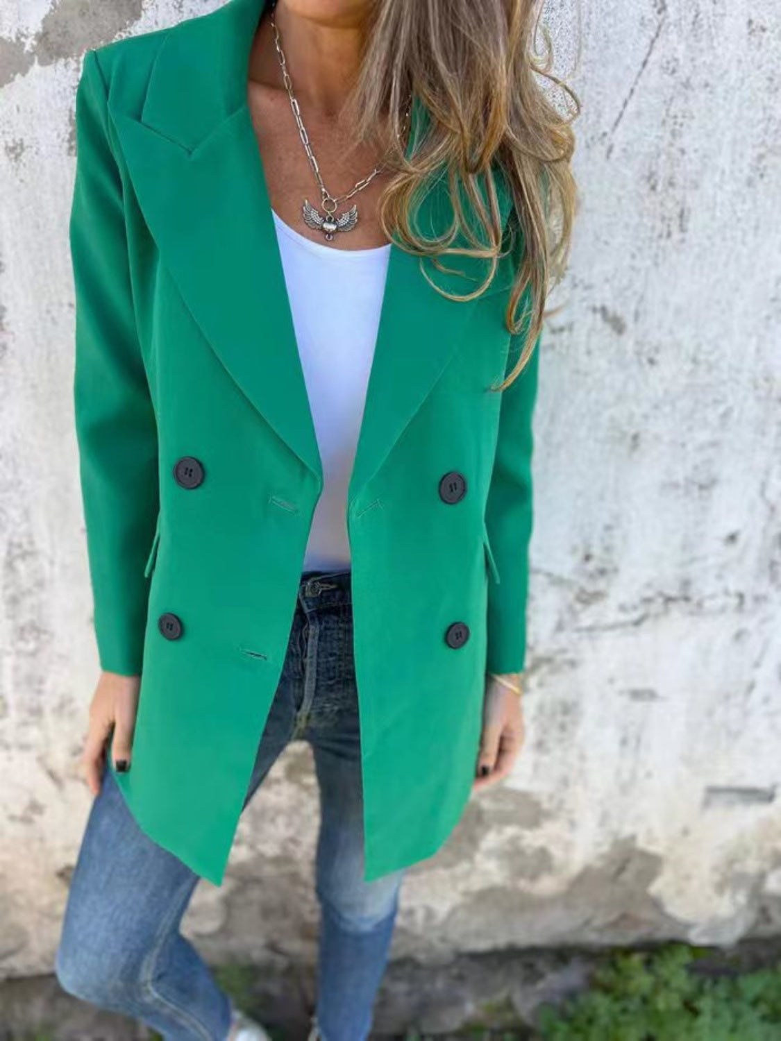Anabel | Blazer Cuello Estructurado Manga Larga