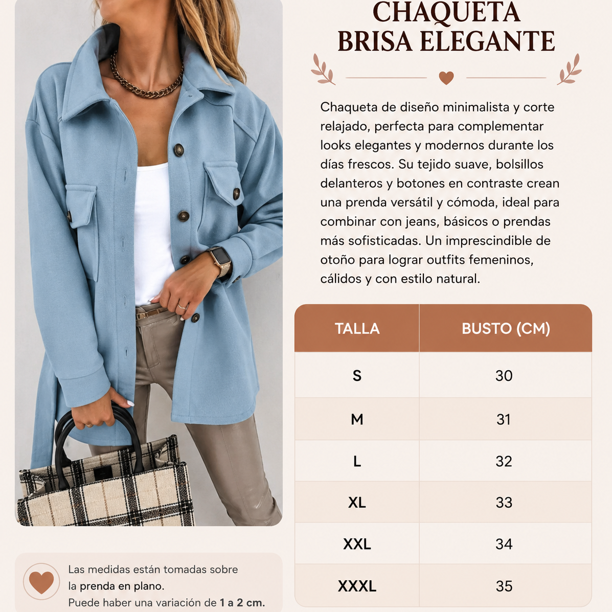Brisa | Chaqueta Liviana Elegante